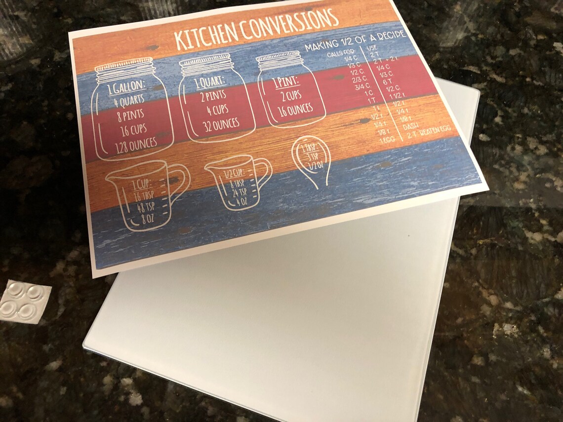 Sublimation DIY Glass Cutting Board 8 X 11 Comes With Etsy