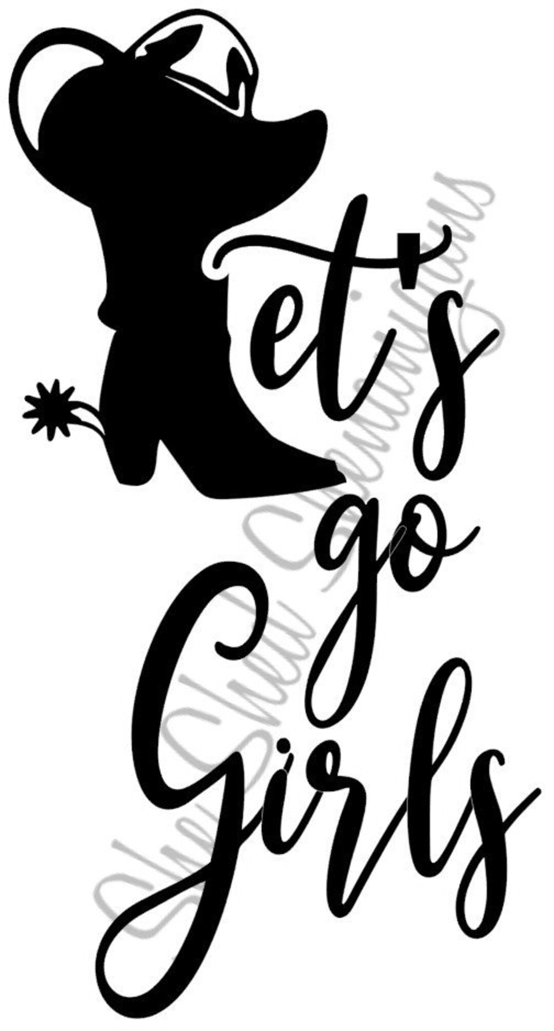 Lets Go Girls Svg Etsy