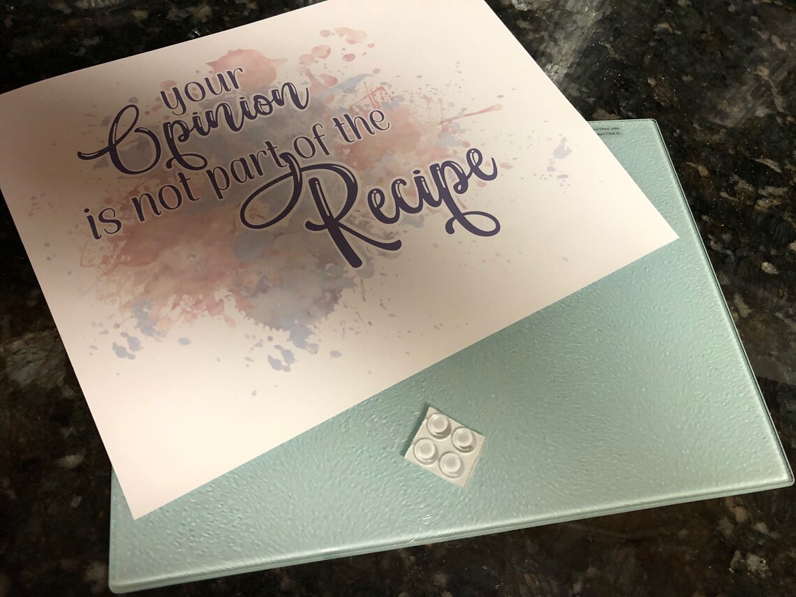Sublimation DIY Glass Cutting Board 8 X 11 Comes With Etsy