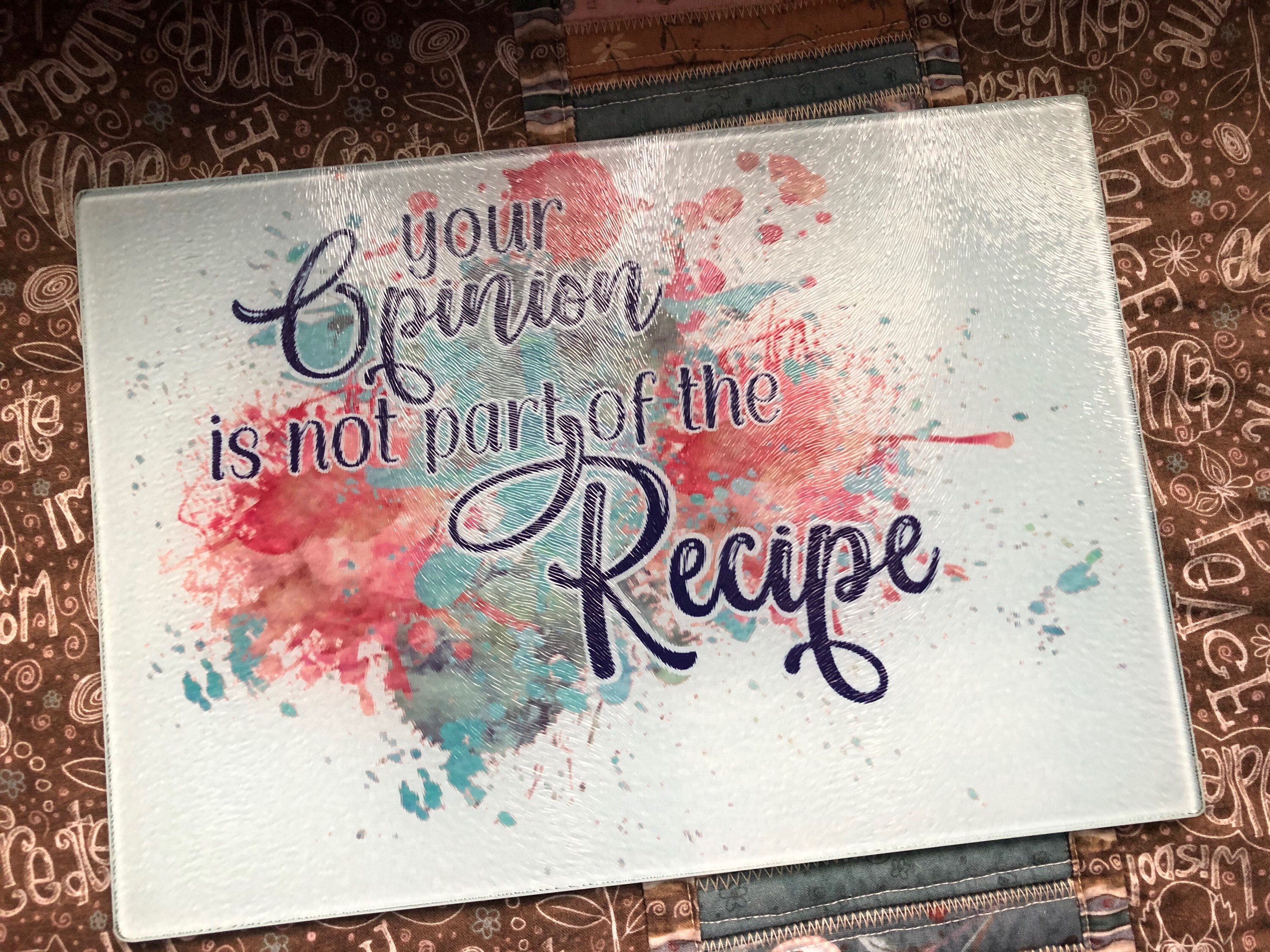 Sublimation DIY Glass Cutting Board 8 X 11 Comes With Etsy