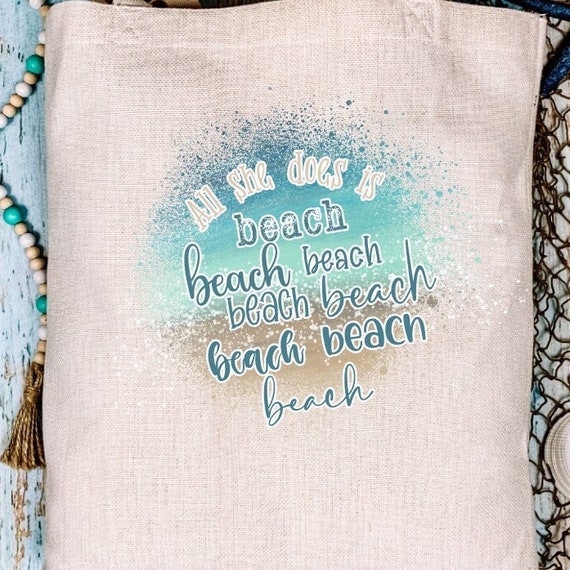 Funny Beach Sublimation Design: Beach Lover PNG (300 dpi)