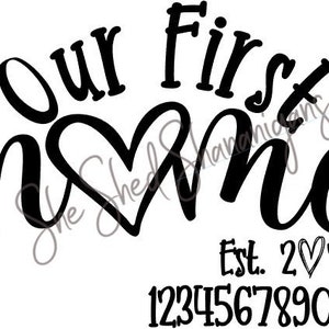 Our First Home 3 SVG DXF Pdf Jpeg for Cricut Silhouette - Etsy