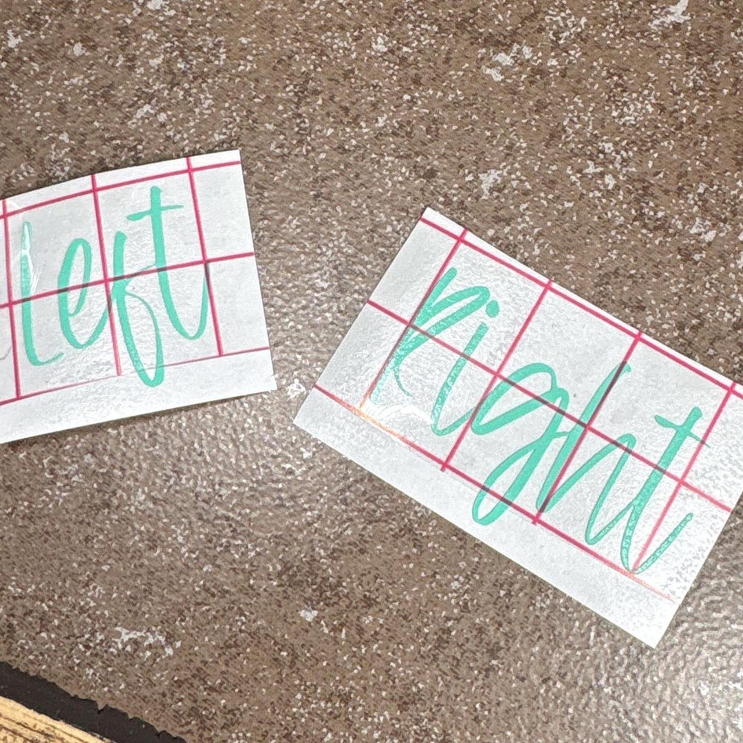Left Right Part Sticker Funny Left Right Mirror Decal: Learner Driver Gift - Etsy