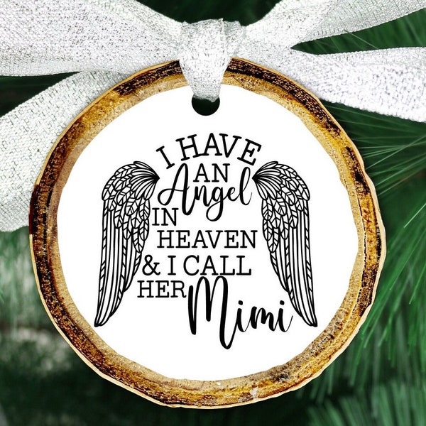 I have an Angel In Heaven and I call her Mimi. SVg cut file. Silhouette DXF.  Clip art. Gift Idea. Memorial gift.