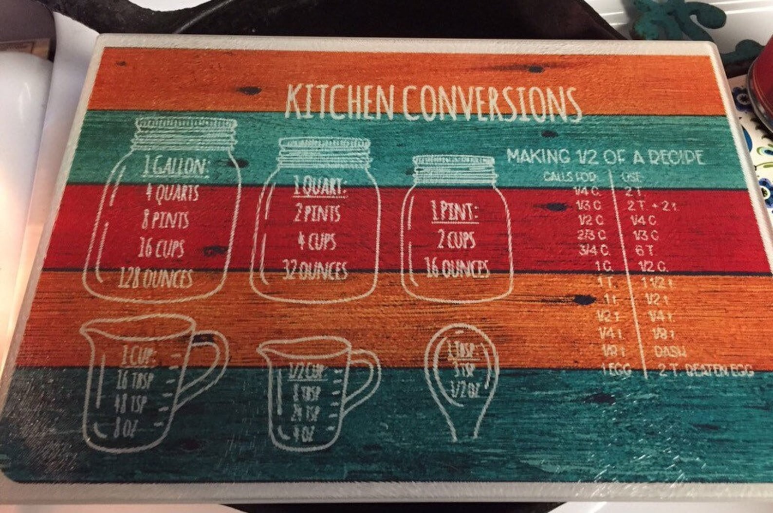 Sublimation DIY Glass Cutting Board 8 X 11 Comes With Etsy