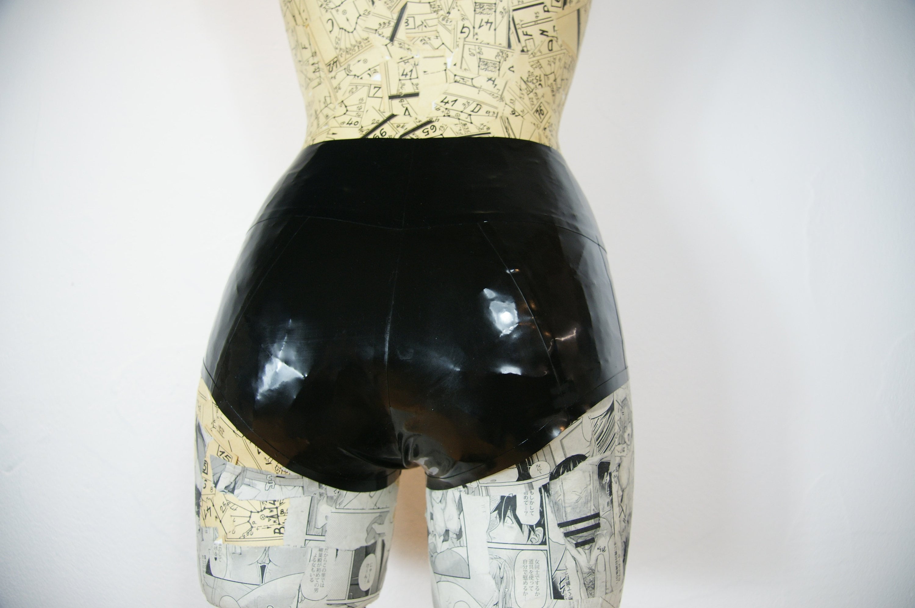 wearing latex underwear