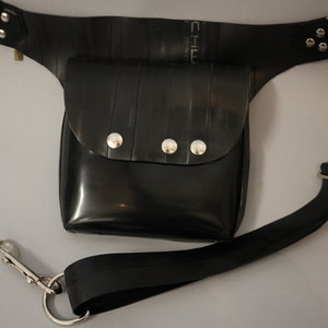 Latex hip bag, side bag, latex bike tube combination image 2