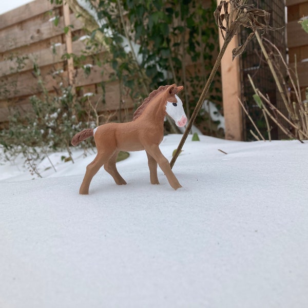 Schleich custom / repeindre | modèle cheval OOAK poulain « Citrouille »