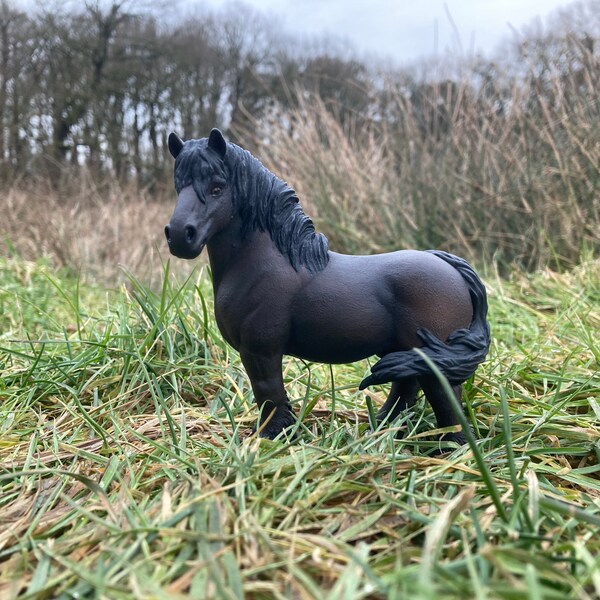 Schleich custom repeindre cheval « Hulk » | modèle de cheval | Cheval de trait OOAK
