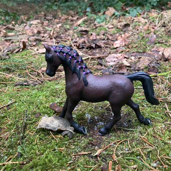 Schleich modèle cheval " Nura " repeindre | coutume | figurine de jument arabe OOAK