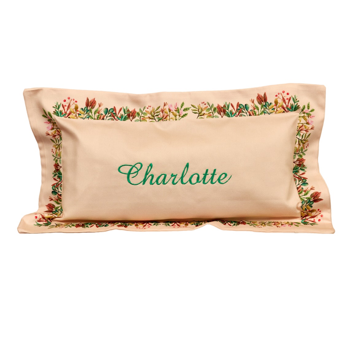 Embroidered pillow cases Baby pillow personalized Nursery Etsy