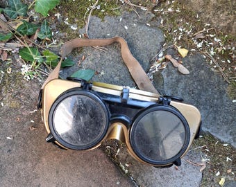 Vintage Schweißerbrille , Steam Punk