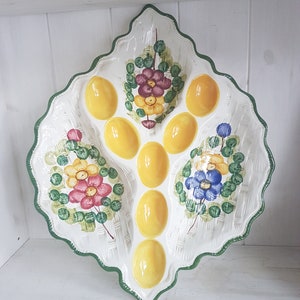 Vintage Egg Plate Made in Italy