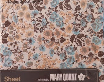 Vintage Dorma Mary Quant Floral Single Bed Sheet - Etsy UK