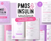 PMOS & Insulin Resistance Food Planner Printable | GLP-1 Supporting Foods Guide | Hormone Balance Nutrition Journal | PDF