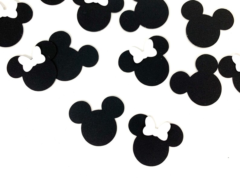 Mickey and Minnie Mickey Mouse Wedding Mickey Mouse Wedding decor Mickey Mouse confetti Disney confetti Minnie Mouse confetti