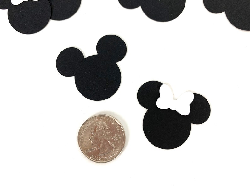 Mickey and Minnie Mickey Mouse Wedding Mickey Mouse Wedding decor Mickey Mouse confetti Disney confetti Minnie Mouse confetti