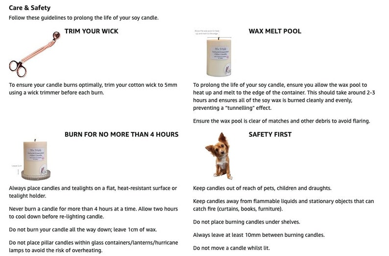 Organic Unscented Soy Pillar Candles Plastic Free Soy Wax Pillar