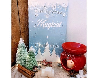 Christmas Soy Wax Advent Calendar with 25 Different Scents