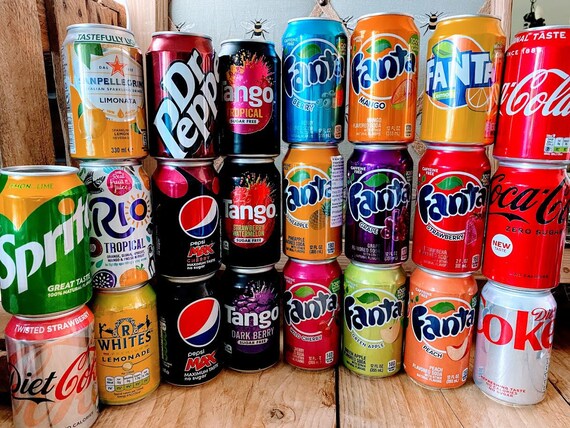 Vela en una lata de bebida gaseosa Etsy España