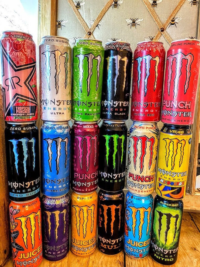 Monster Can Candle Gift Wrapped 20 Scents Available 18 Etsy