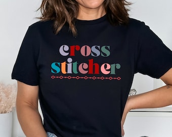 Kreuzstich Shirt, Kreuzstich, Kreuzstich Geschenk, lustiges Kreuzstich, nähen Shirt, Kreuzstich.Kurzarm Unisex T-Shirt