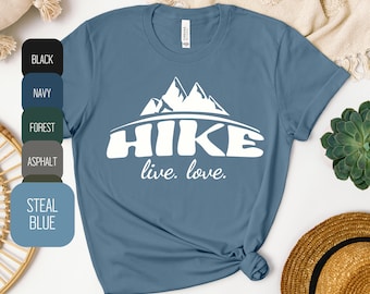 Äventyrströja, campingtröja, bergströja, vandrartröja, naturälskare, campinggåva, semestertröja. Unisex t-shirt