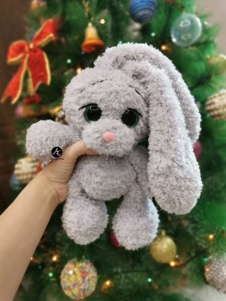 Stuffed Bunny toy for baby Baby rabbit doll for kid Crochet Etsy