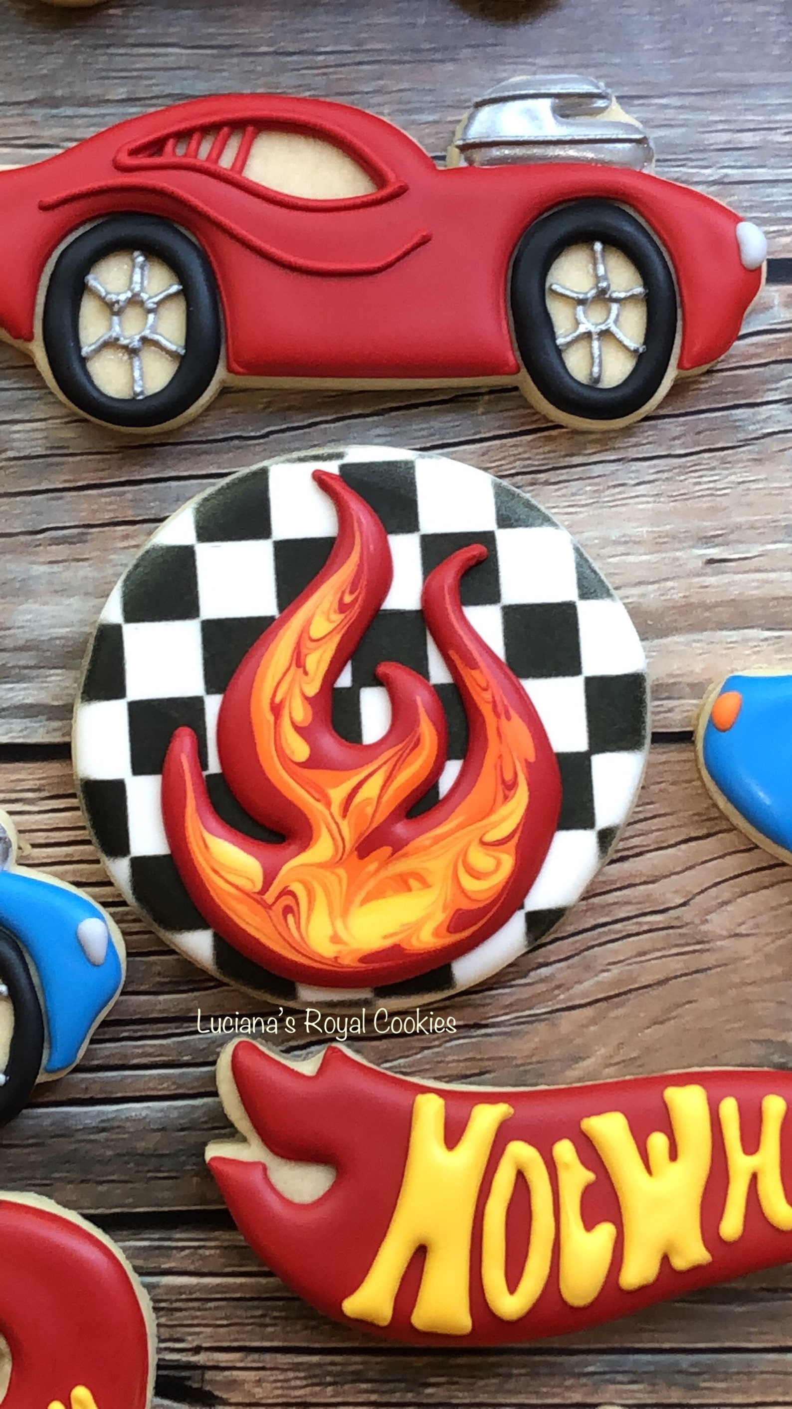 Hot Wheel Cookies / Hot Wheels / Race Cars Cookies Etsy