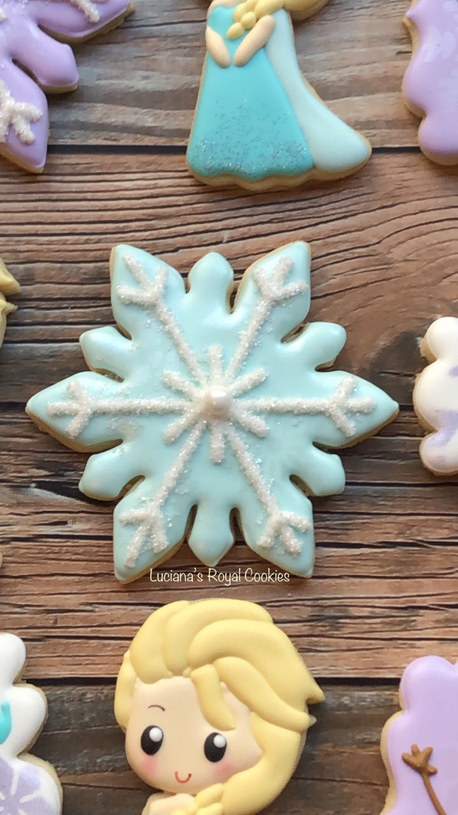 Frozen Elsa Cookies / Elsa Cookies Etsy