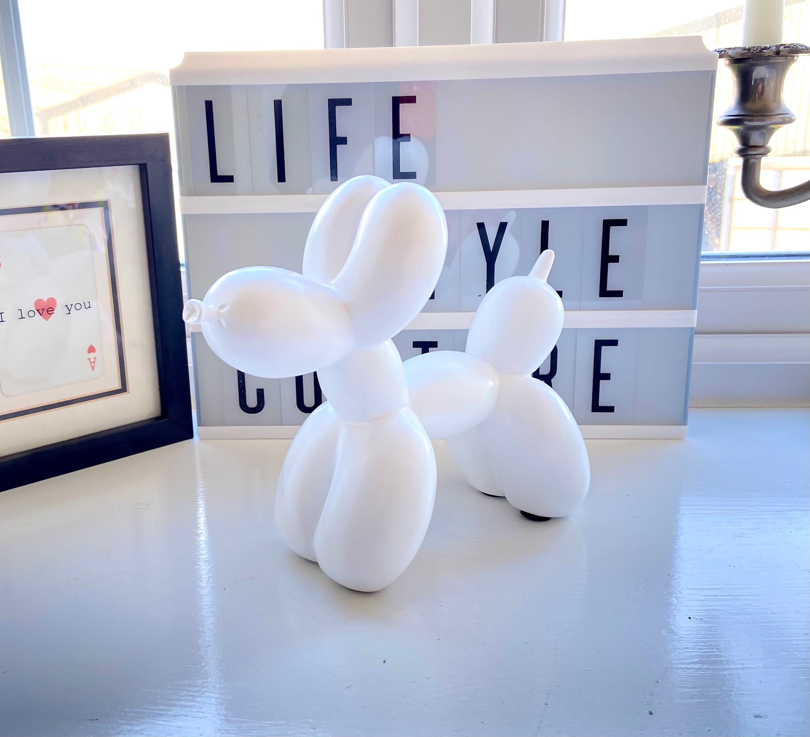 Balloon Dog Ornament Decor Etsy