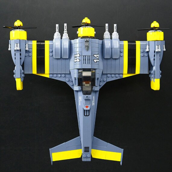 Custom Moc Set 456 Fighter Aircraft Plane War F26 Tempest Ww Etsy