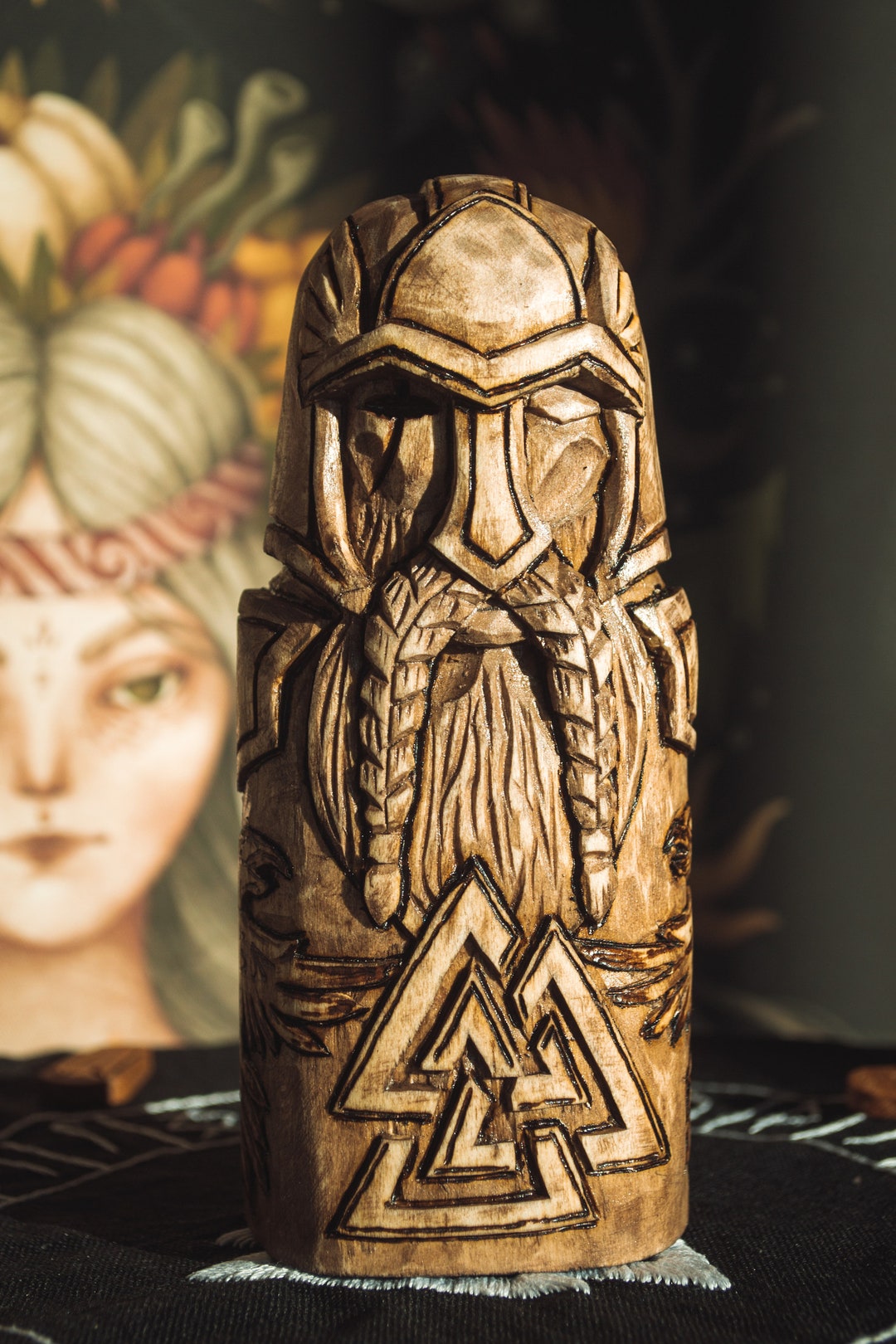 OdinStatue OdinHolzidol Etsy.de
