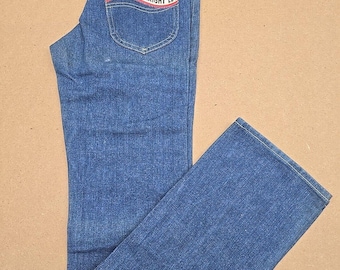 Vintage 80s mens jeans Lee NWT Old Stock Denim Young Men Size 26X33 Made In The USA