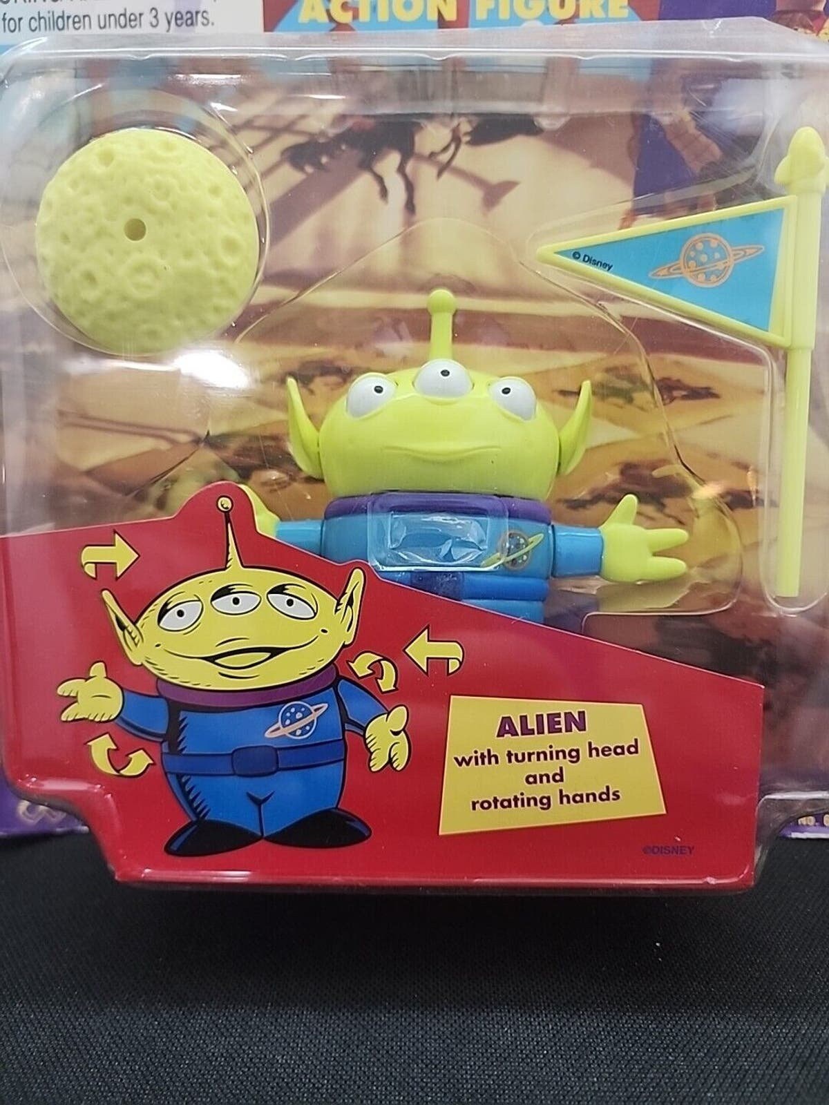 Toy Story 1 Original Green Alien Action Figure Moc Mip Think Way Toys