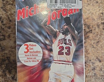 Ensemble de 3 cassettes VHS Michael Jordan 1996 « The Ultimate Collection » Neuf scellé