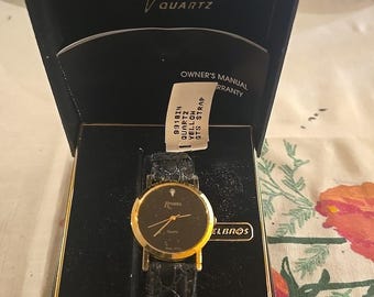 Montre pour homme Helbros Rivera Date neuve d'origine vintage