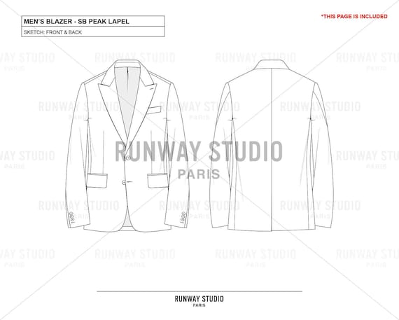 Technical Sketch Of Man Jacket With Patch Pockets And Without Lining Stock  Illustration  Download Image Now  iStock
