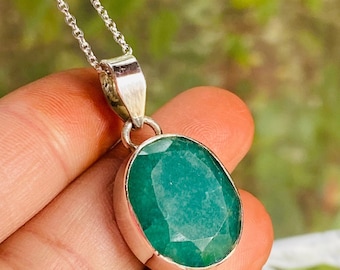 Emerald Necklace Men - Etsy
