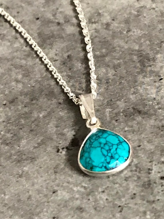 Collier Pendentif Pierre Bleue Naturelle - Cristal & Améthyste - Chaîne Cuir ~20cm - Cadeau Énergétique - 14