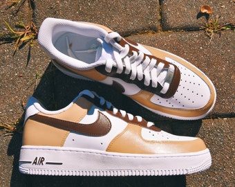 Tan and Brown Air Force 1s