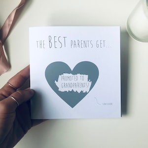 Carte à gratter - Les meilleurs parents sont promus aux grands-parents