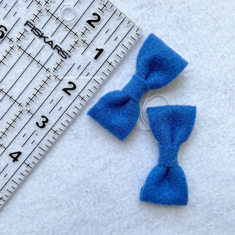 Classic Felt Ear Bows for Puppy Dogs Etsy