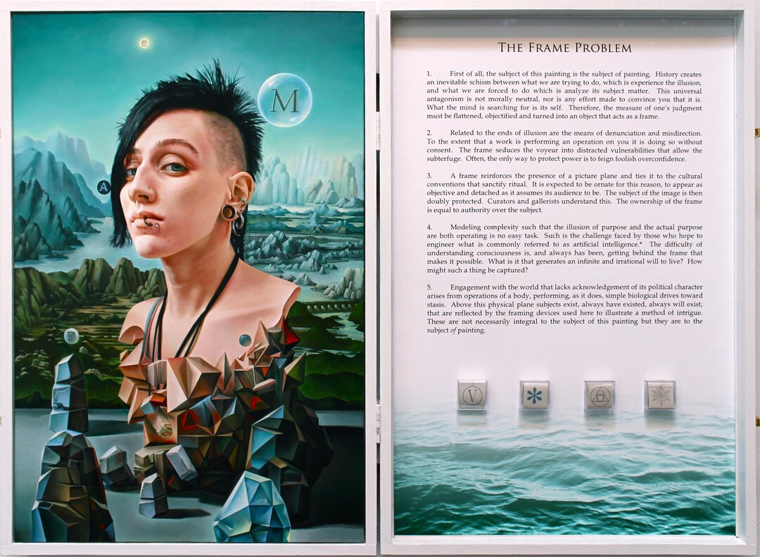 Problem Artist The Frame Problem - Archival Print - Signed by Artist - Etsy