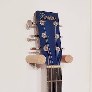 Floating Guitar Holder Wall Mount / minimalist simple guitar rack image 1