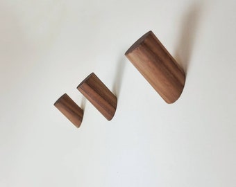 Walnut Wall Hook / Coat Hook / Towel Hook