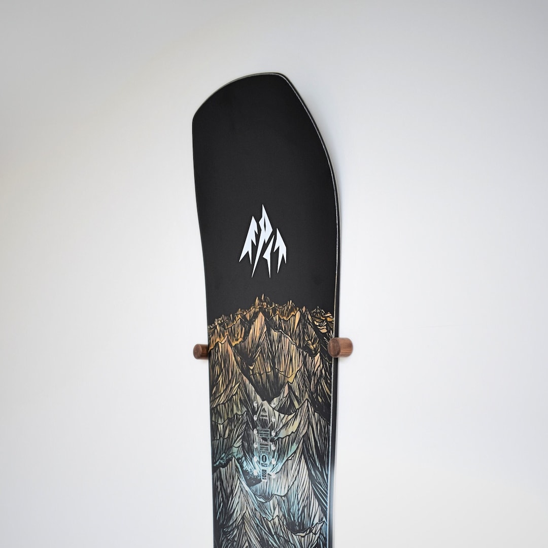 4 Supporti Da Parete Orizzontali Per Snowboard In Acciaio - Espositori Per Sci, Skateboard, Longboard Con Viti E Prolunghe