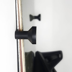 Floating Snowboard Holder Wall Mount / Solid Brass minimalist simple snowboard rack