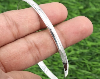 Buy Solid Silver Bangle, Bangle Bracelet, Handmade Silver Bangle