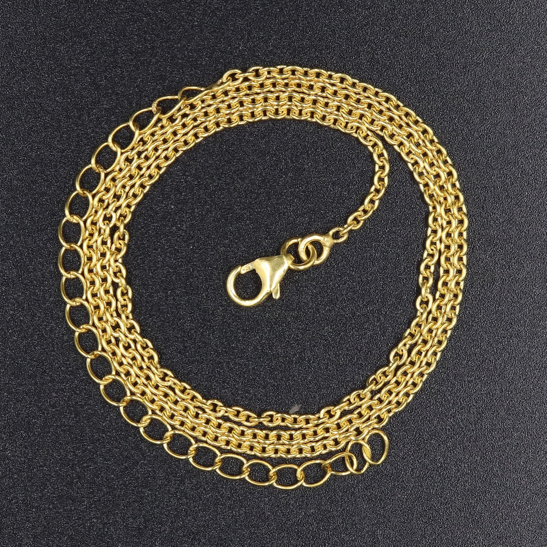 Cable Chain, Gold Cable Chain for Necklace, 1 Mm Cable Chain Necklace